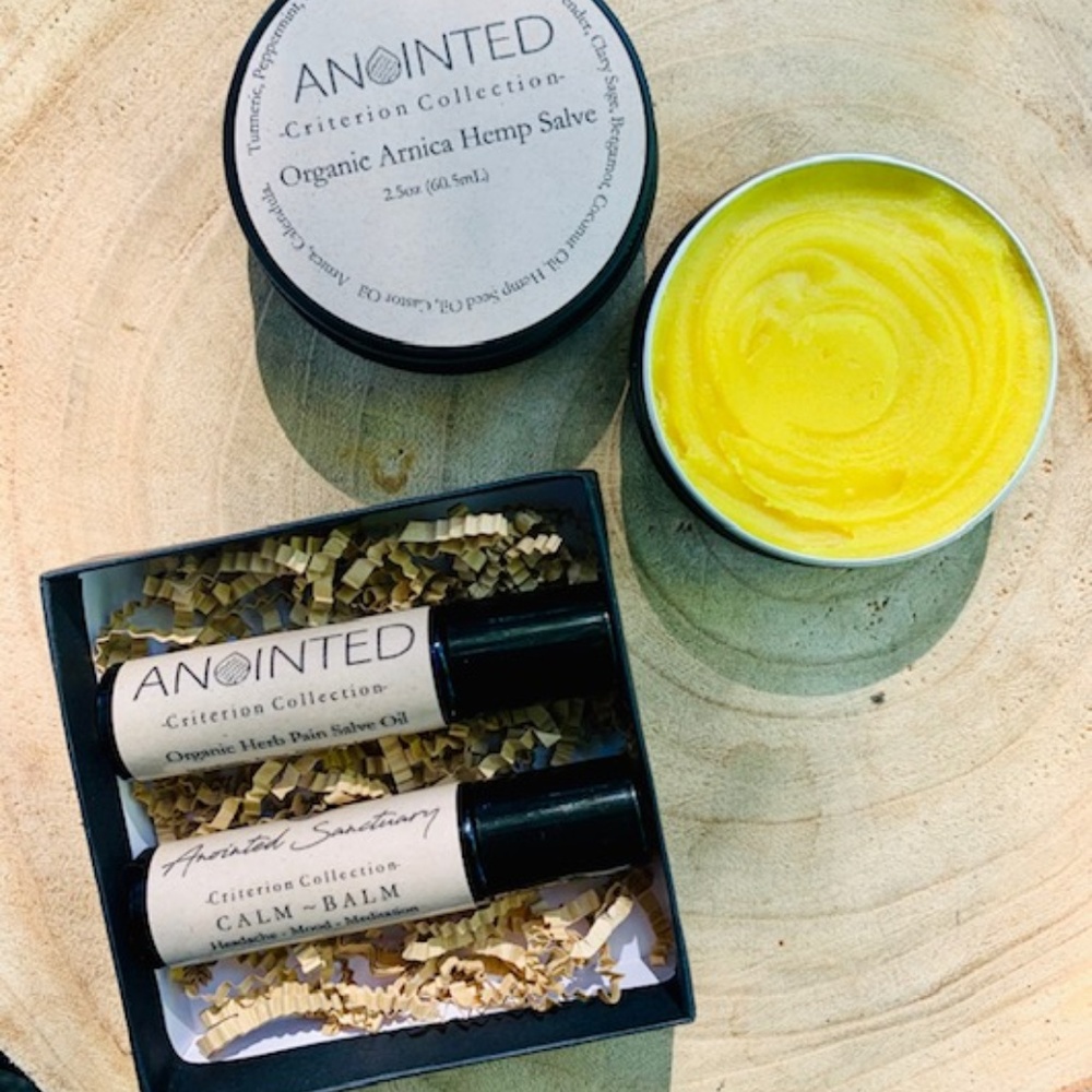 Holiday Bundle!  Organic Pain + Stress Salves